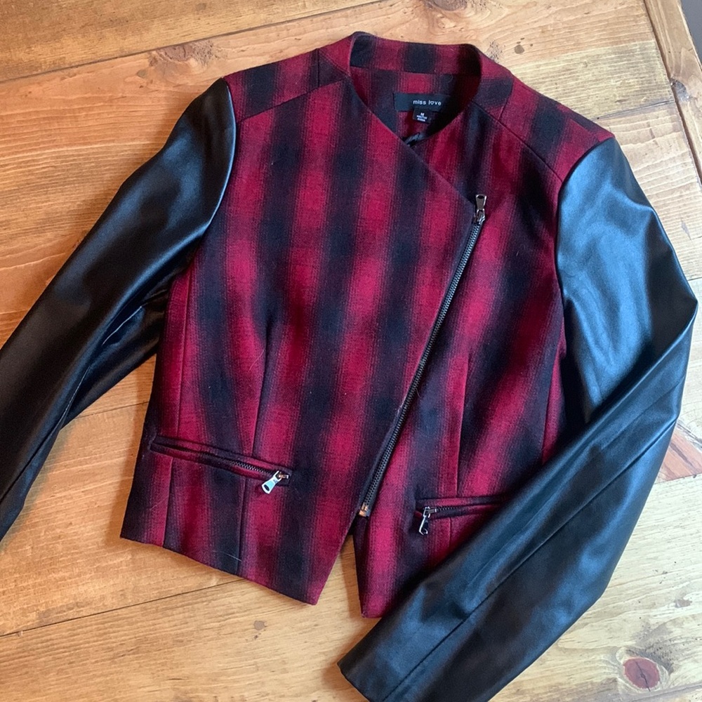 Red and Leather Jacket